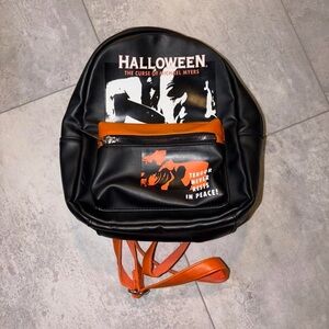 Halloween Black and Orange Backpack